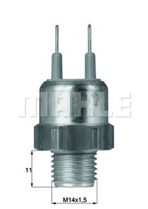 Temperaturbryter, radiator ventilator