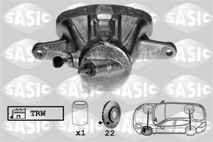 Bremsecaliper, Framaksel venstre