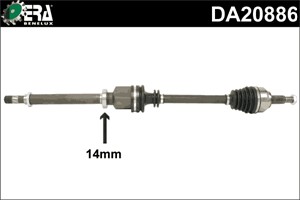 Drivaxel framaxel höger mercedes-benz,renault 391007374R 4153600015 8200597306 8200687740 8201235167 A4153600015