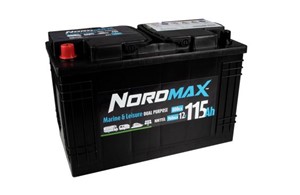 Nordmax Fritids  12V 115Ah 800A, Universal