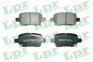 Bilde av Bremseklosser Sett, Bakaksel, Chevrolet Volt, Opel Ampera-e, Astra K, Astra K Sports Tourer, Vauxhall Astra Mk Vii, 13454674, 39021615,