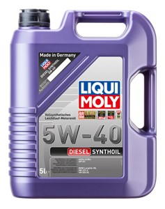 Motorolje Liqui Moly Diesel Synthoil 5W-40 5L, Universal