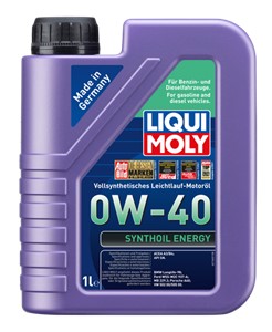 Motorolje Liqui Moly Synthoil Energy 0W-40 1L, Universal