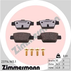 Bilde av Bremseklosser Sett, Bakaksel, Alfa Romeo Mito, Fiat Bravo Ii, Linea, Multipla, Stilo, Stilo Multi Wagon, Lancia Delta Iii, 77362271, 773