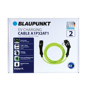 Ladekabel Blaupunkt elbil Typ 1 32A, Fas-1