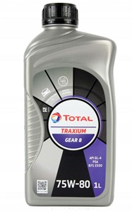 Akselgirolje Total Traxium Gear 8 75w-80 GL4+, 1L, Universal