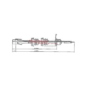 Speedometer aksel