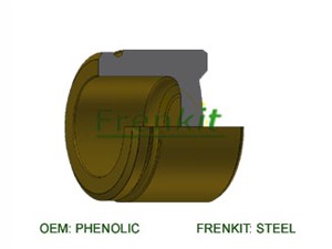 Stempel, bremseklave, Framaksel