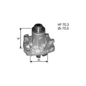 Bilde av Vannpumpe, Alfa Romeo,chrysler,ford,rover, 1143871, 4720429, 60513608, 60555999, 60562567, 60562571, 60564004, 7072641, 71711725, Gwp216