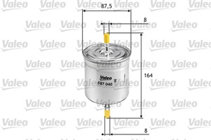 Bilde av Drivstoffilter, Volvo C70 Cabriolet I, S40 I, S60 I, S80 I, V40 Kombi, V70 Ii, V70 Iii, Xc70 Cross Country I, Xc90 I, 30620512