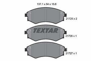 Bilde av Bremseklosser Sett, Framaksel, Daewoo Rexton, Ssangyong Musso, Rexton / Rexton Ii, 4813008000, 4813008050, 4813008150, 4813008151, 48130