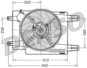 Ventilator, motorkj&#248;ling