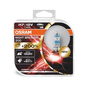 Halogeenilamppu OSRAM NIGHT BREAKER 200 H7 PX26d