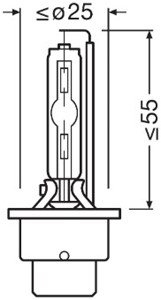 Xenonp&#230;re OSRAM XENARC COOL BLUE INTENSE D2S P32d-2