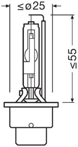 Xenonp&#230;re OSRAM XENARC COOL BLUE INTENSE D2r P32d-3