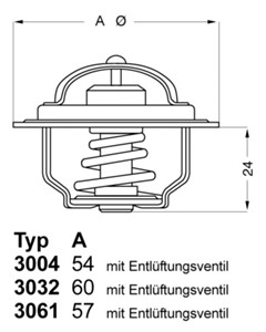 Bilde av Termostat, Kjølemiddel, Skoda Favorit Pick-up, Felicia I, Felicia Kombi I, 114 095 090