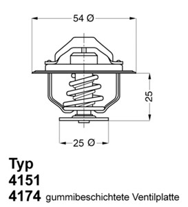 Bilde av Termostat, Kjølemiddel, Fiat,iveco,opel,renault,renault Trucks, 45 00 823, 477 0246, 482 3211, 483 7166, 77 01 042 512, 809 6735, 9 161