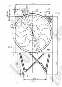 Ventilator, motorkj&#248;ling