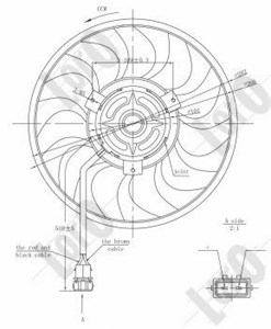 Ventilator, motorkj&#248;ling