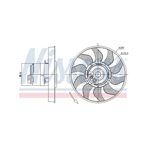 Ventilator, motorkj&#248;ling