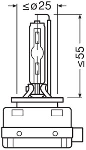 Xenonp&#230;re OSRAM XENARC COOL BLUE INTENSE D1S PK32d-2