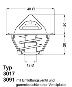 Bilde av Termostat, Kjølemiddel, Chevrolet,daewoo, 96 143 939