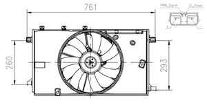 Ventilator, motorkj&#248;ling