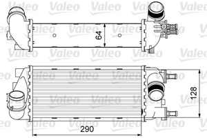 Intercooler fiat 500 500 c panda panda van 51855481