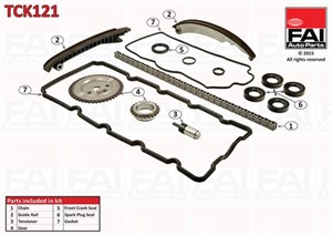 Kamkedjesats Upptill chrysler,fiat,jeep,mini 04777699AA 11311485400