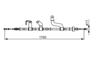 Kabel, parkeringsbremse