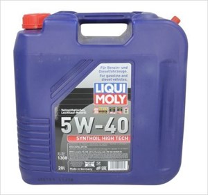 Motorolje LIQUI MOLY Synthoil High Tech 5W-40 20L, Universal