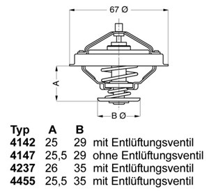 Bilde av Termostat, Kjølemiddel, Bmw 3 [e36], 3 Compact [e36], 3 Touring [e36], 11 53 2 246 825