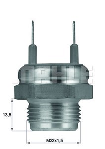 Temperaturbryter, radiator ventilator