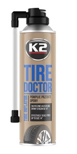 Punkteringsspray K2 Tire Doctor 400ml, Universal