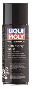 Kjedespray vit helsyntetiskt  Liqui Moly Motorbike 400ml, Universal