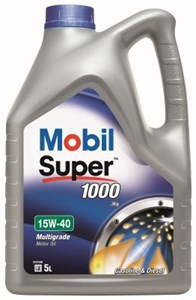 Motorolje Mobil Super 1000 X1 15W-40, 5L, Universal