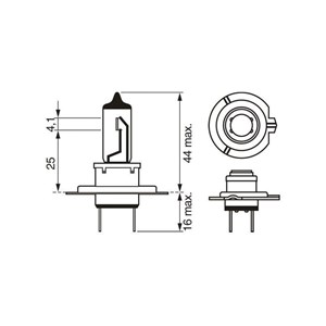 Halogenp&#230;re BOSCH Xenon Blue BL H7 PX26d