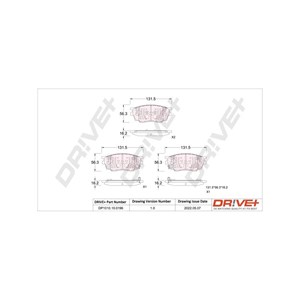 Bromsbeläggsats Framaxel mazda 6 hatchback 6 sedan 6 station wagon G2YD-33-23Z GJYA-33-23ZA GJYA-33-23ZB GJYA-33-23ZC GJYA-33-2