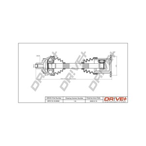 Drivaxel framaxel höger audi a4 b6 a4 b6 avant a4 b6 cabriolet 8E0407272S 8E0407452GX