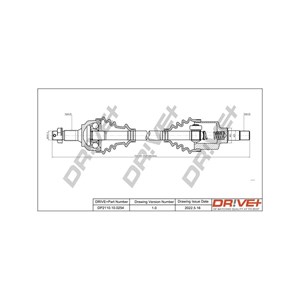 Drivaxel framaxel vänster citroën c4 i c4 coupé peugeot 307 307 break 307 cc 307 sw 32725X 32726X 9636786780