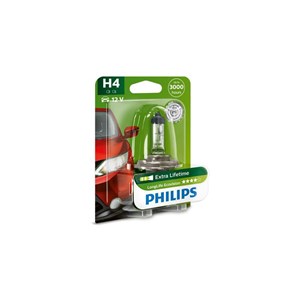 Halogenlampe&#160; PHILIPS LongLife EcoVision H4 P43t-38