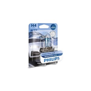 Halogenlampe&#160; PHILIPS WhiteVision ultra H4 P43t-38