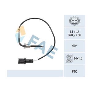 Sensor, avgasstempertur, 