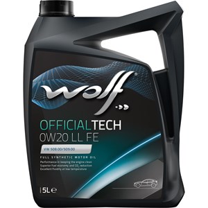 Motorolje Wolf Officialtech 0w-20 Ll Fe,5l, Universal