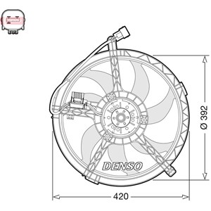 Ventilator, motorkj&#248;ling