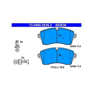 Bilde av Bremseklosser Sett, Framaksel, Jaguar,land Rover, Jde 39759, Lr091308, Lr110409, Lr128251