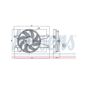 Ventilator, motorkj&#248;ling