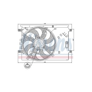 Ventilator, motorkj&#248;ling