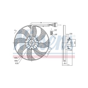 Ventilator, motorkj&#248;ling