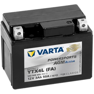 MC Batteri AGM VARTA TX4L (FA) 12V 3Ah 50A